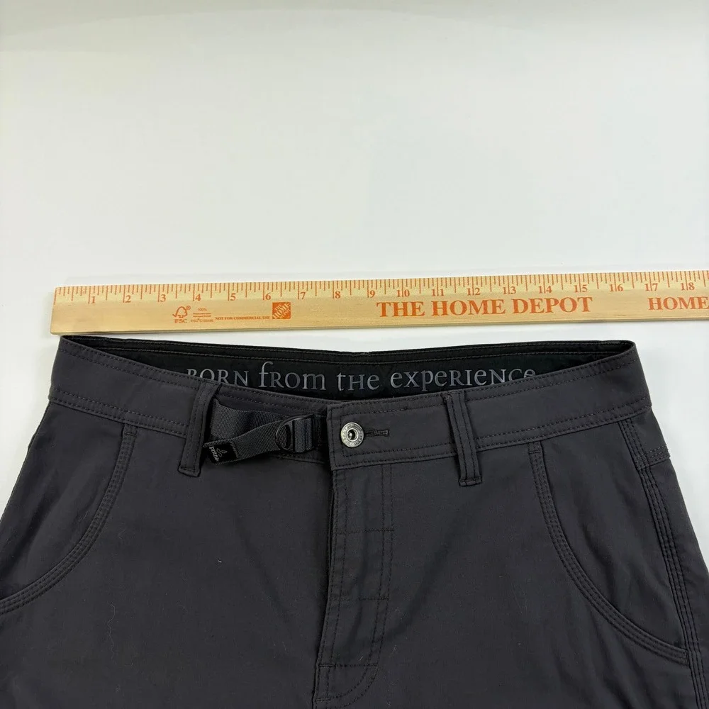 Prana Zion Straight Fit Pants Mens 31x32 Charcoal Gray Cargo Hiking Outdoor